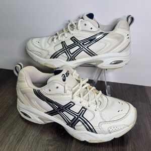 ASICS WOMEN'S GEL-TRX TRAINING SHOES WHITE/SILVER/NAVY US SIZE 6.5